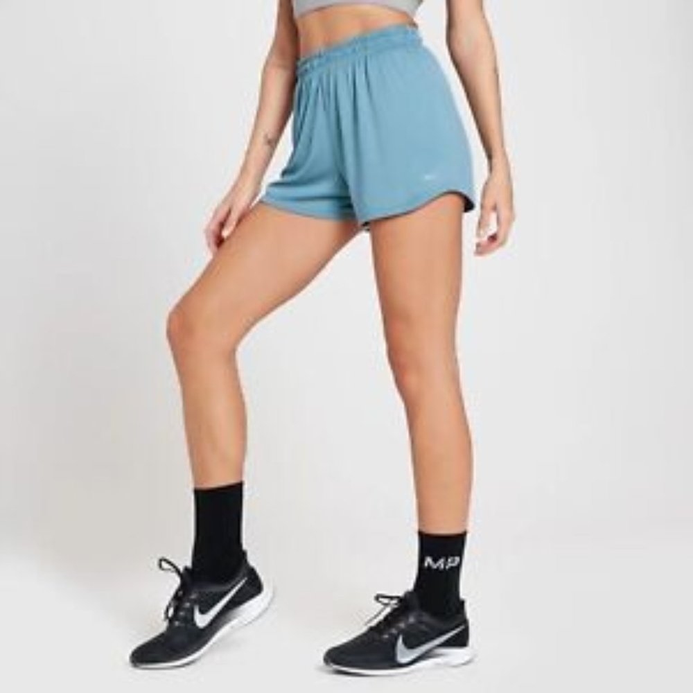 MP - MY PROTEIN Women's Velocity Jersey Shorts - Stone Blue | SIZE XXL | NWT